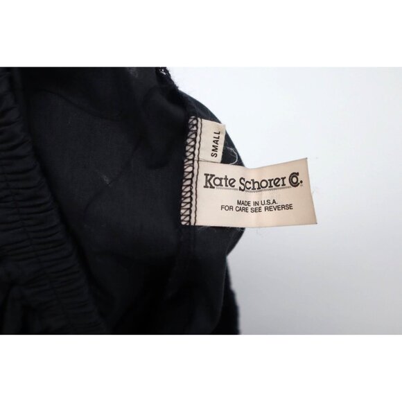 Kate Schorer Co. Womens Whimsygoth Black Ruffled Tiered Skirt Small - Picture 2 of 8